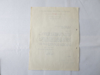 1945 Sterling Motor Truck Corporation Letter Letterhead Document 