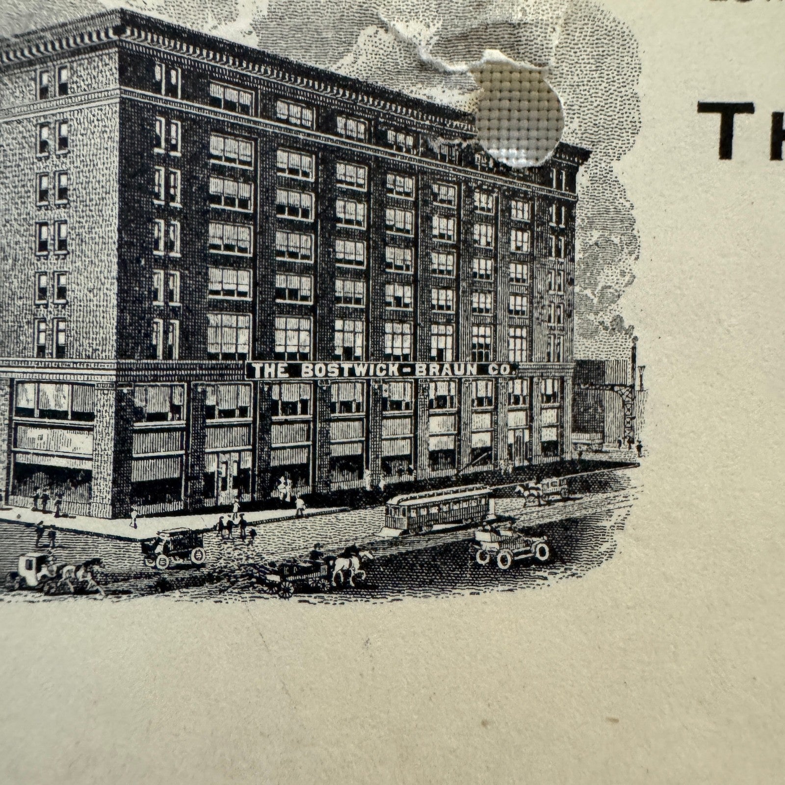 Bostwick Braun Company Document 1908 Antique Invoice Receipt Ephemera Toledo OH