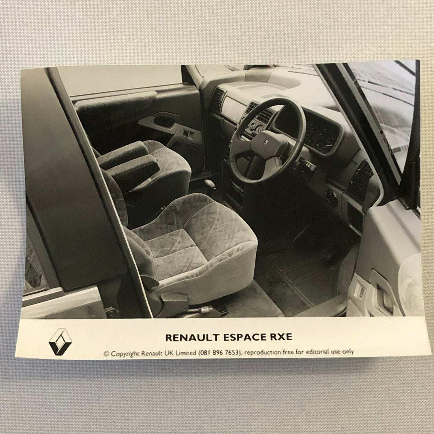 Renault Espace Mini Van Press Photo Photograph Lot of 4 - RN RT RXE Models 