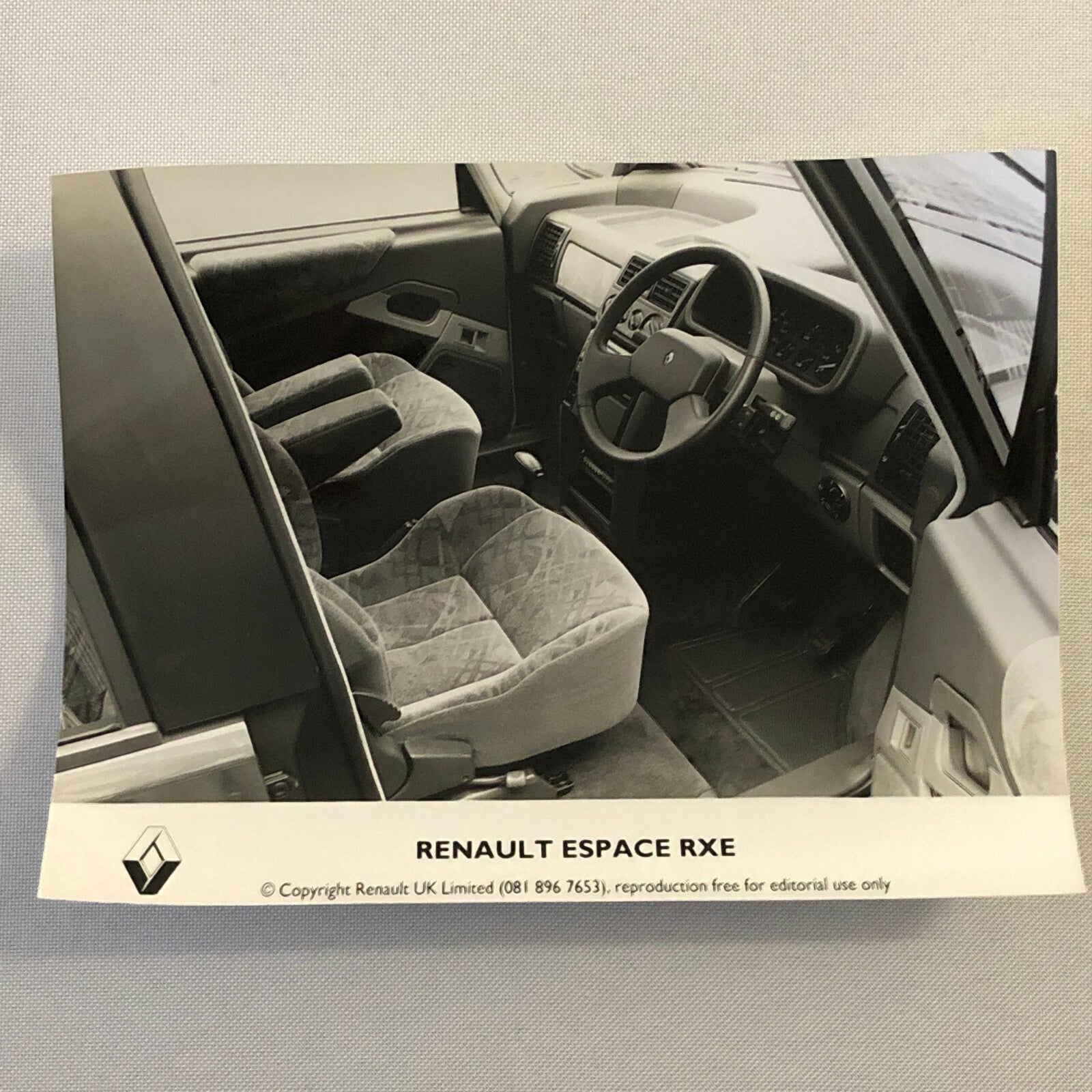 Renault Espace Mini Van Press Photo Photograph Lot of 4 - RN RT RXE Models 