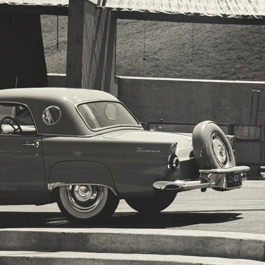 Vintage 1956 Ford Thunderbird Car Automobile Photo Photograph Modern Print
