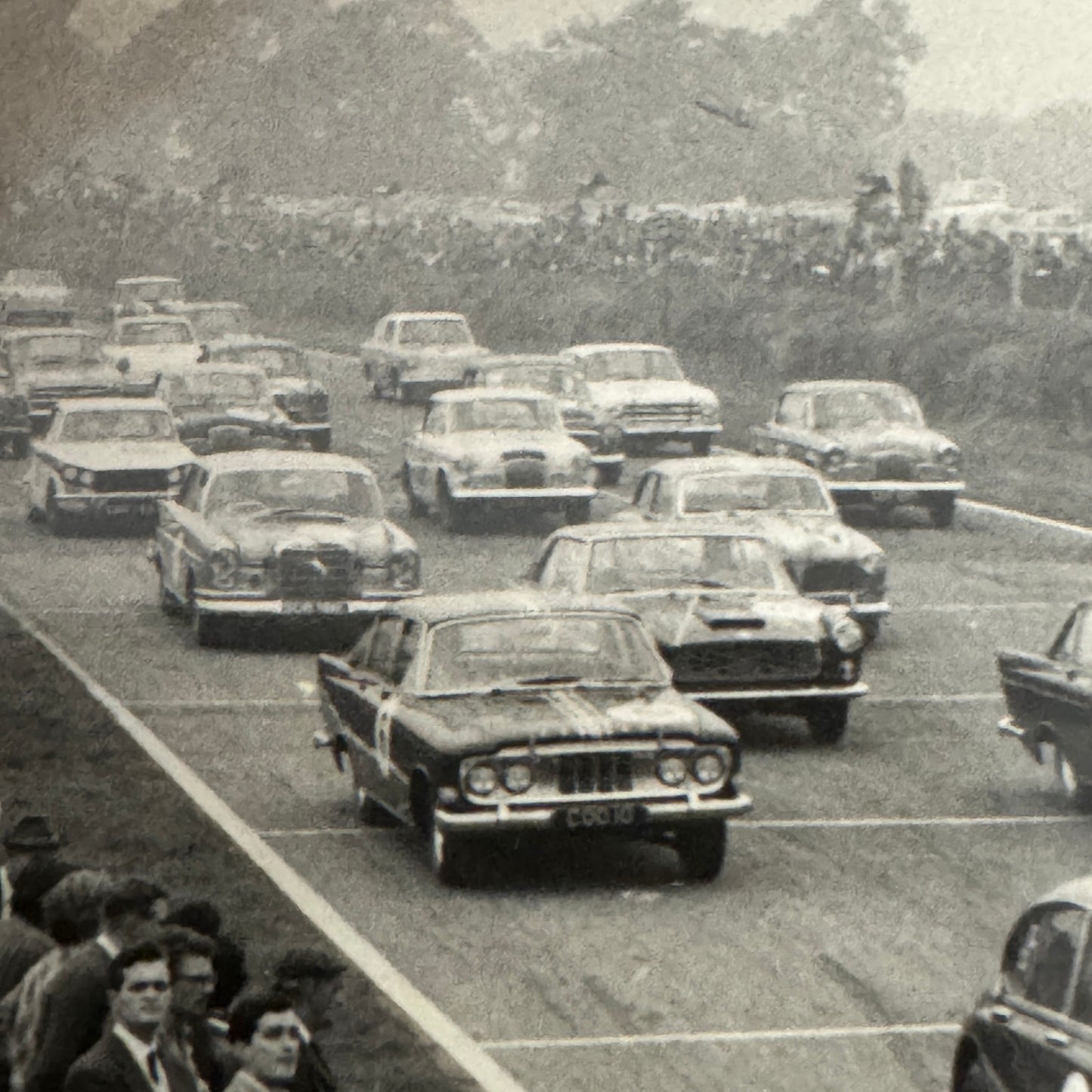 Vintage Racing Photo Photograph Jaguar Cars Motorsport London UK