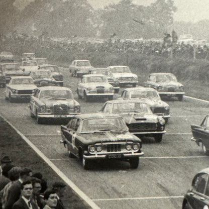 Vintage Racing Photo Photograph Jaguar Cars Motorsport London UK