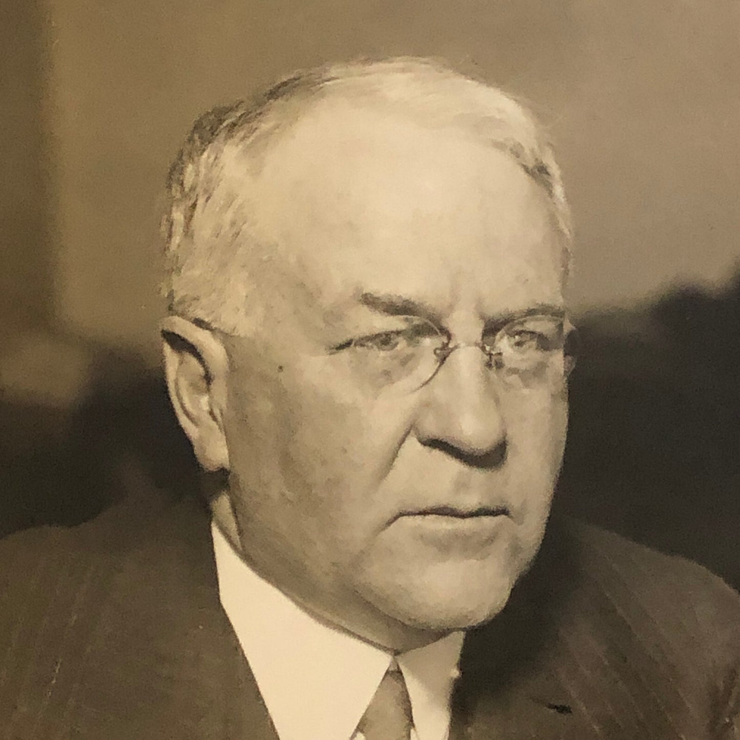 Press Photo Photograph US Senator James Couzens Michigan Owing Back Taxes 1925