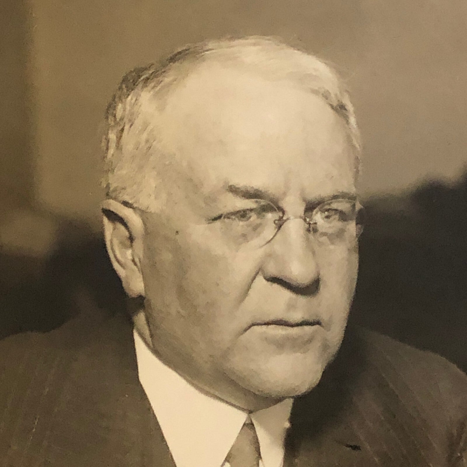 Press Photo Photograph US Senator James Couzens Michigan Owing Back Taxes 1925