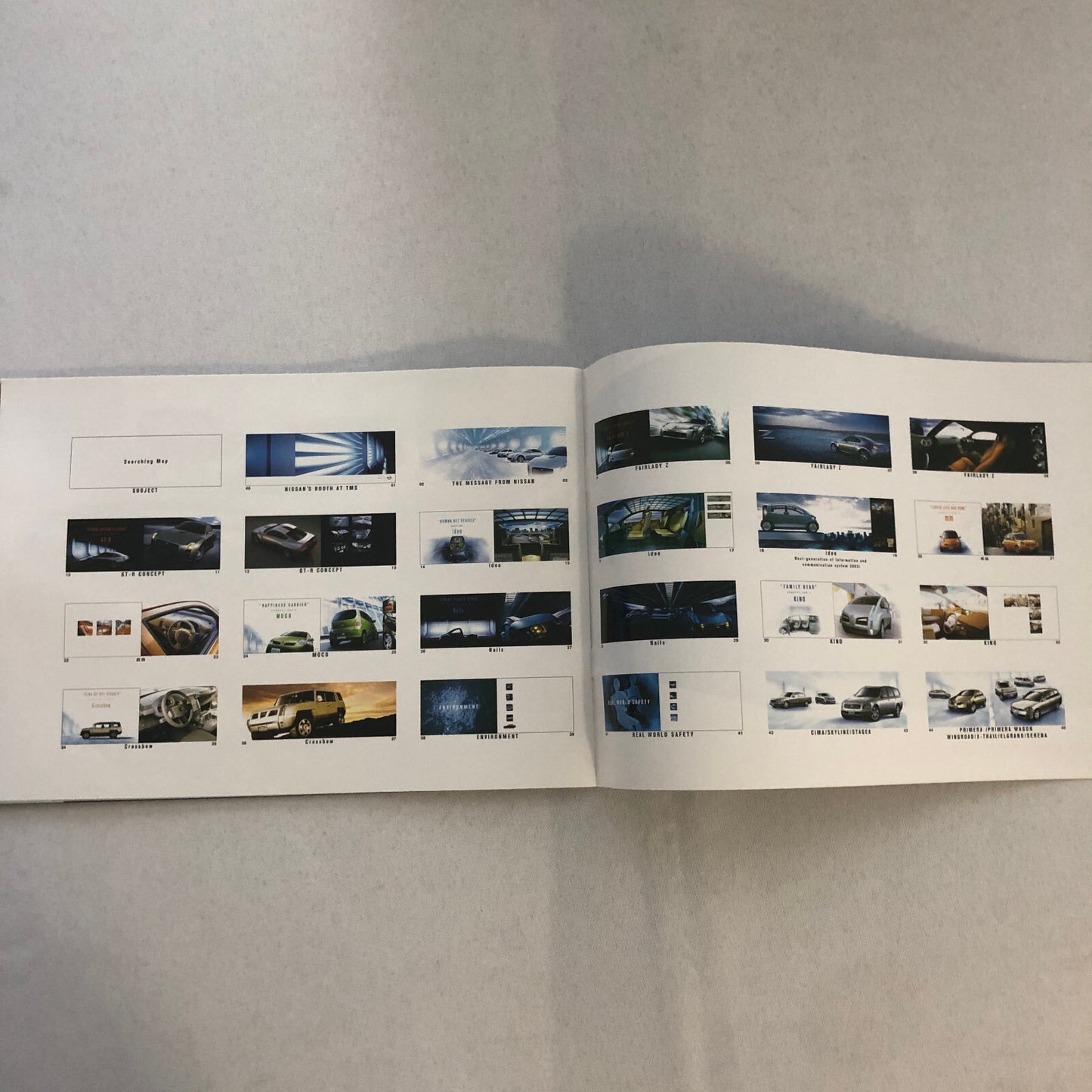 Nissan Tokyo Motor Show Brochure Catalog JDM Fairlady Z GT-R Concept + 2001