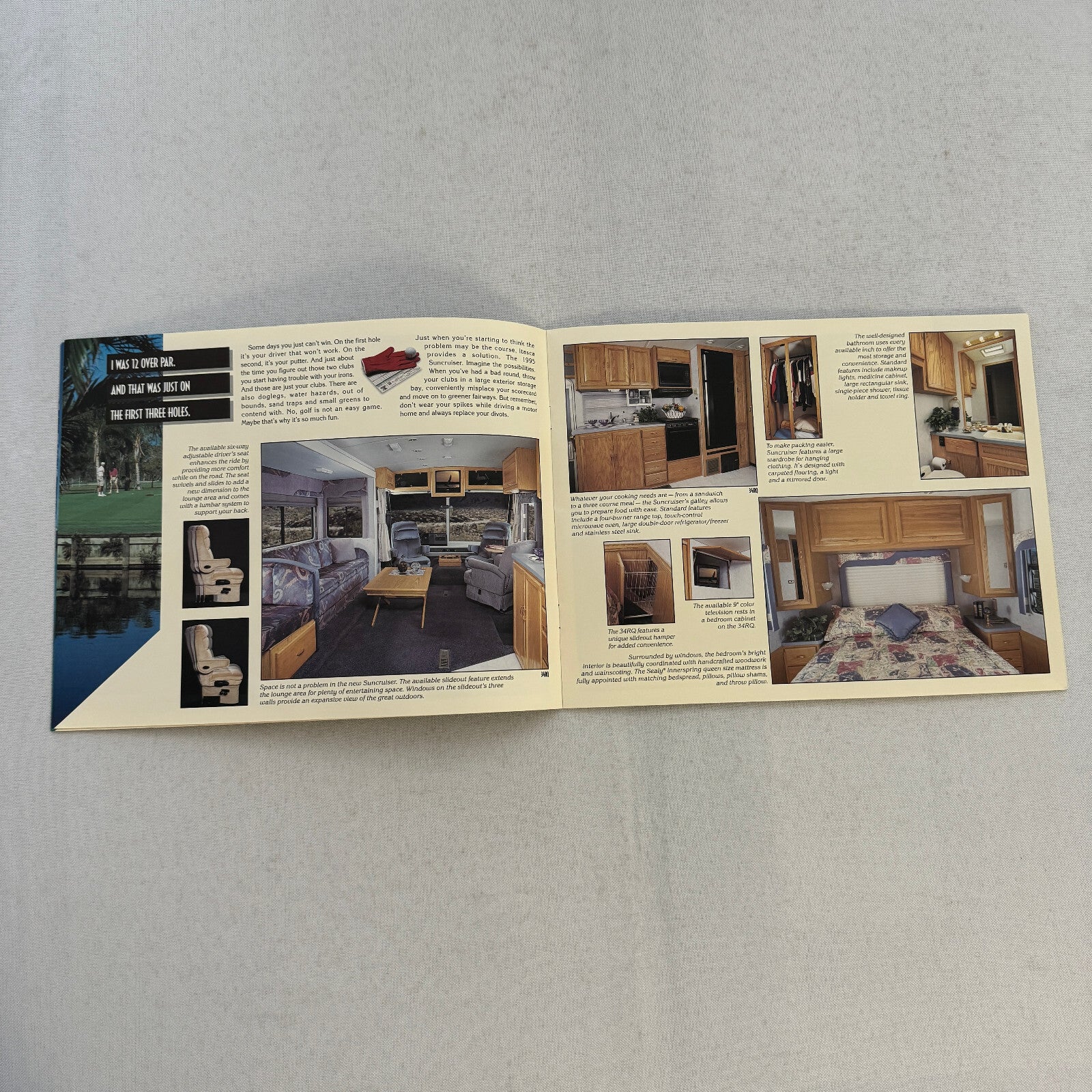 1995 Itasca Suncruiser Motorhome Camper RV Sales Brochure Catalog Sun Cruiser