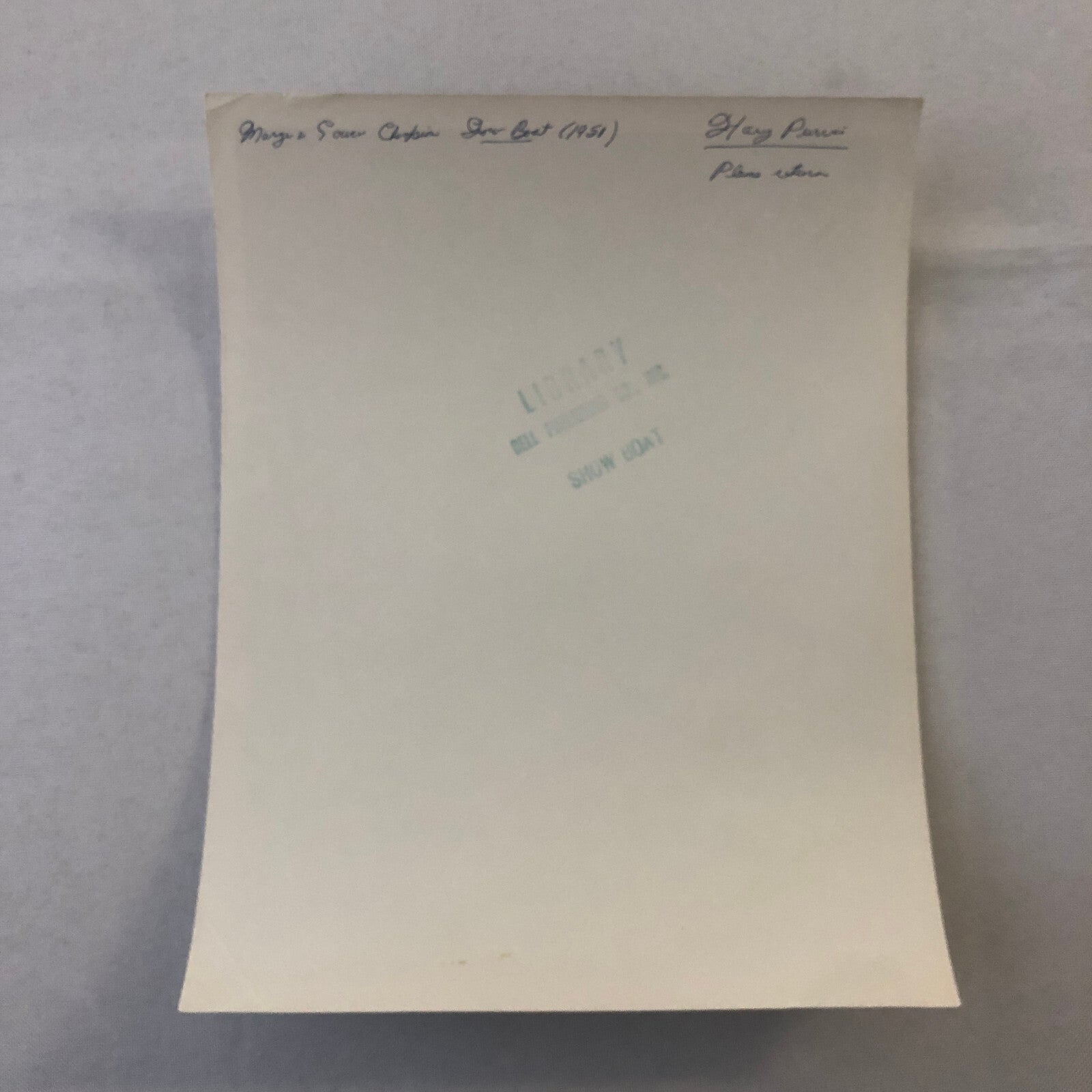 Show Boat 1951 Movie Film Photo Photograph Marge & Gower Champion