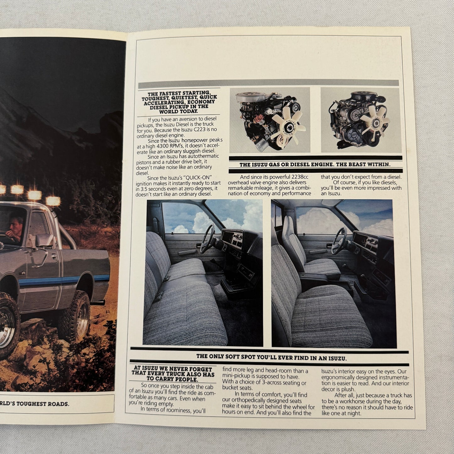1983 Isuzu Pickup Truck Sales Brochure Catalog 4x4