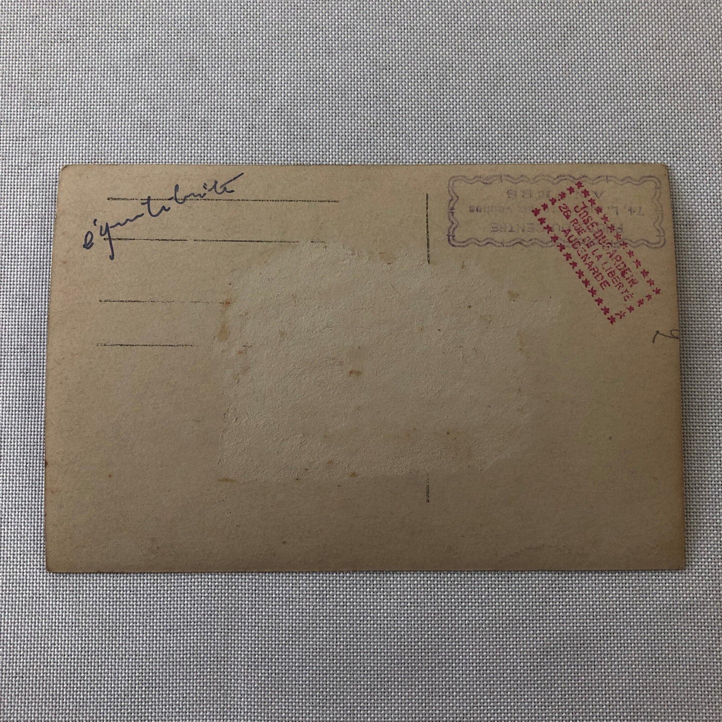 Circus Performer Real Photo Postcard Post Card RPPC Photograph French