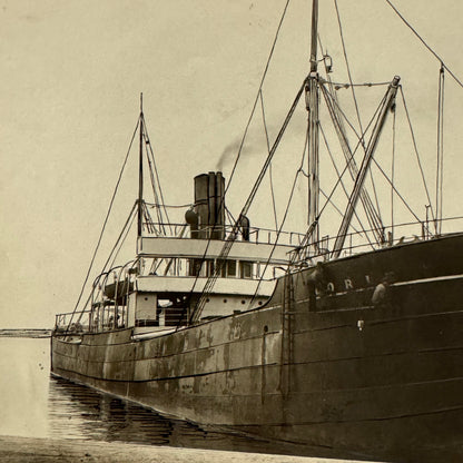 Vintage Boat Ship Photo Photograph Nautical LORLE