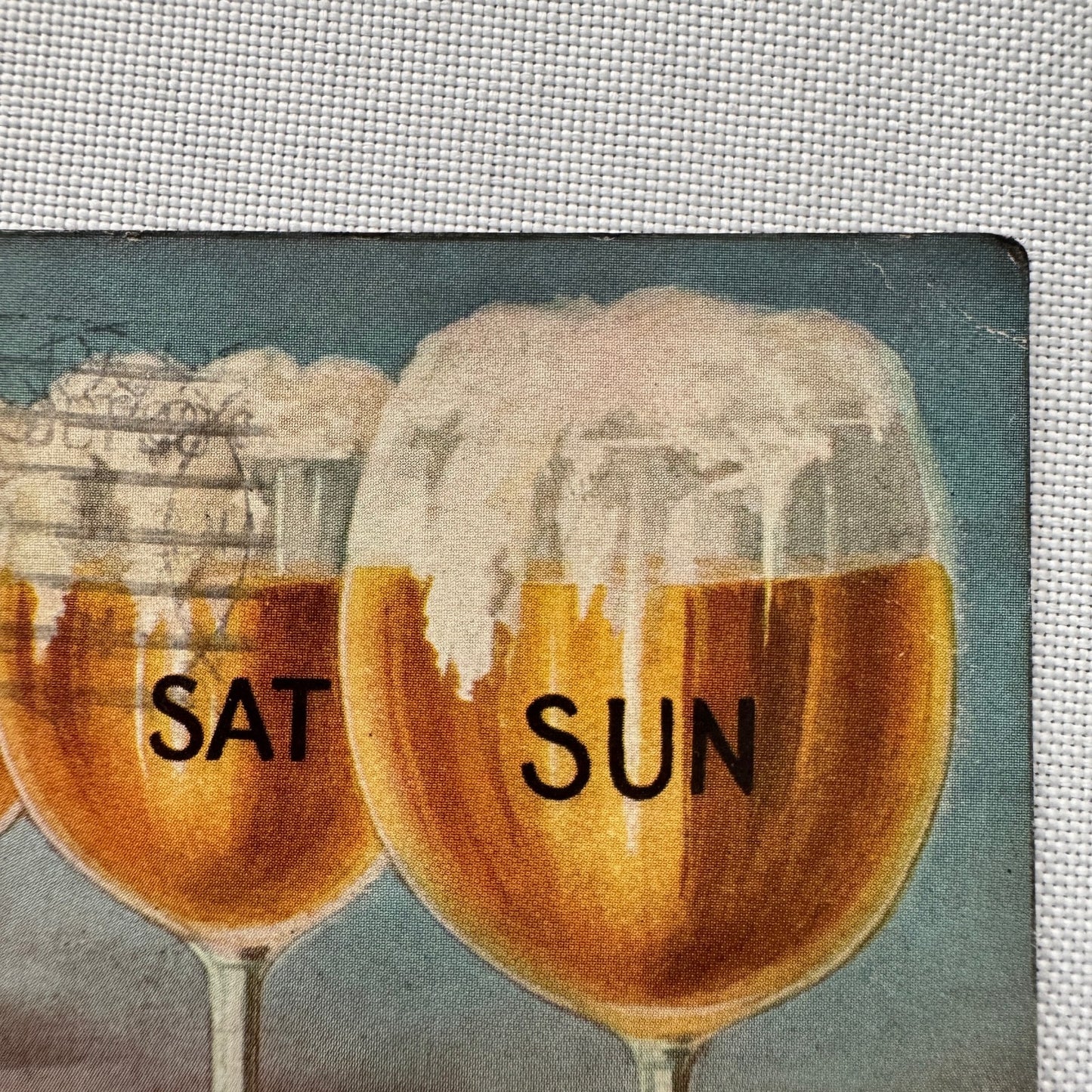Vintage Postcard Beer Put in a Full Week Here Posted 1 Cent Stamp Antique