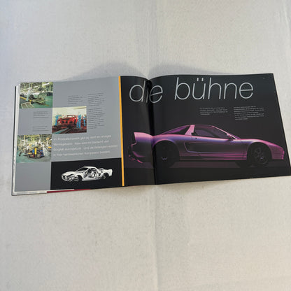 Honda NSX Car Sales Brochure Catalog Advertising GERMAN Text Acura NSX