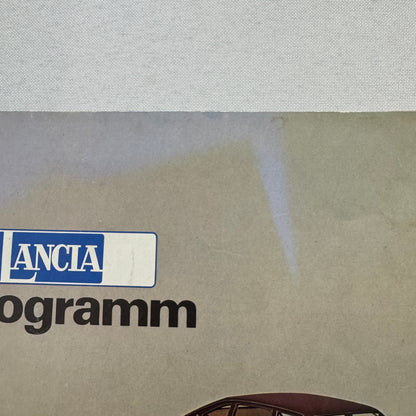 Vintage Lancia Car Sales Brochure Catalog Stratos Beta Spider Fulvia Coupe +