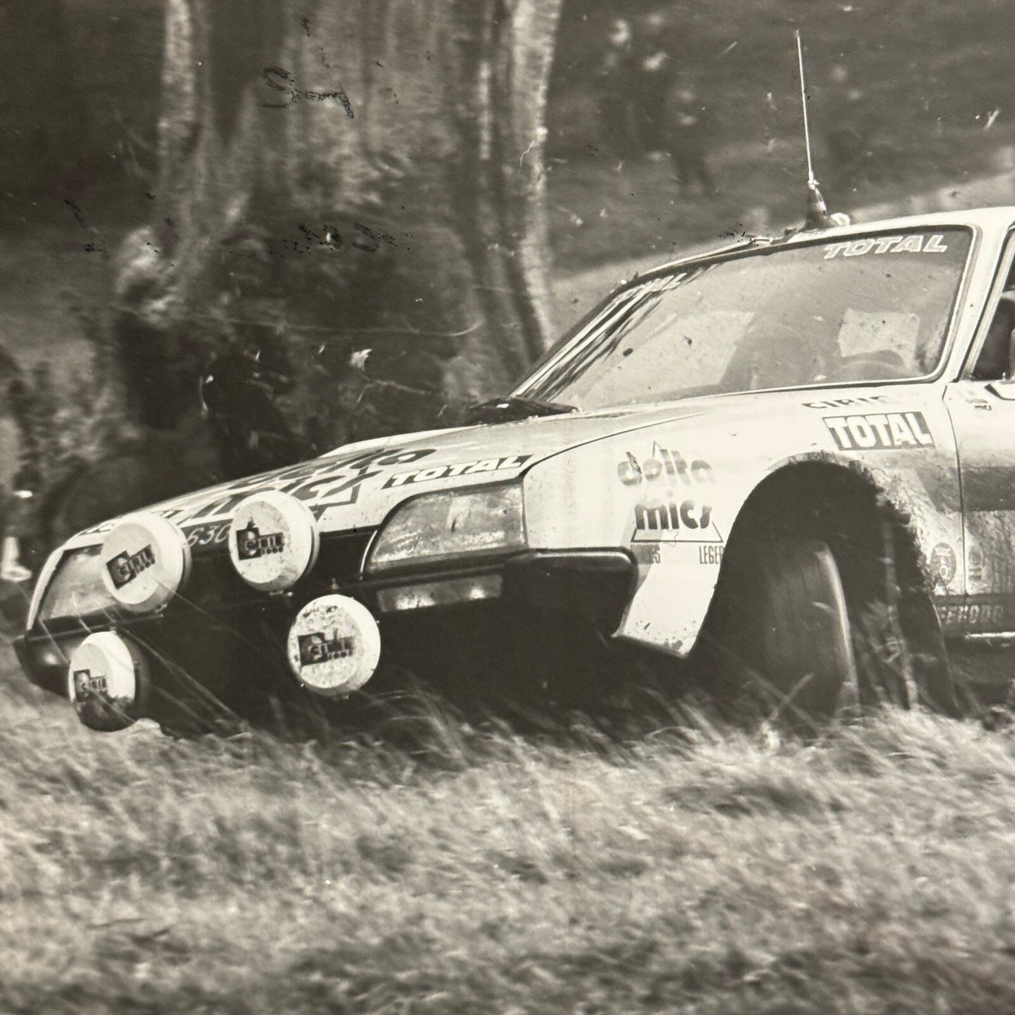1980 RAC Rally Rallye Car Racing Photo Photograph Citroen 2400 GTI Vintage Car