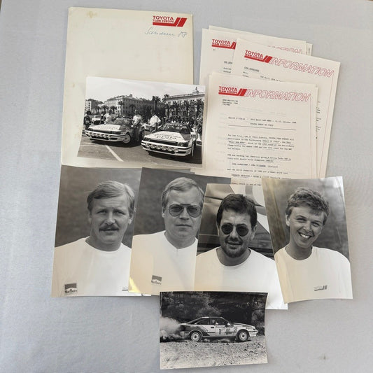 1988 Toyota Celica Rally Rallye Racing Press Kit Motorsport Race Photos Photo