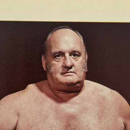 Vintage Wrestling Print Insert Frank Valois Quebec French 1973