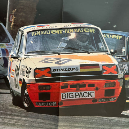 Vintage Renault 5 ELF Racing Poster