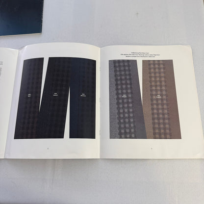 1990 BMW 850i Brochure Catalog BMW 8 Series BMW 850 Colour & Upholstery Lot 2x