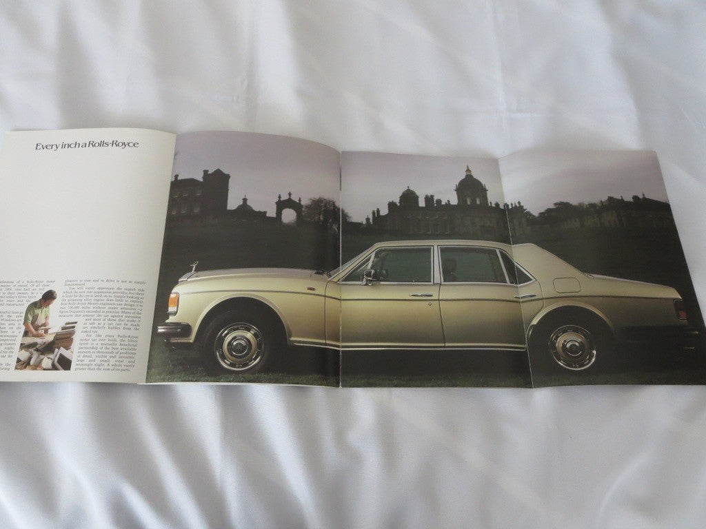 1981 Rolls Royce Silver Spirit & Bentley Mulsanne Sales Brochure Catalog