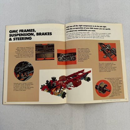 1970 GMC Heavy Duty and Medium Duty Truck Sales Brochure Catalog Astro Vintage