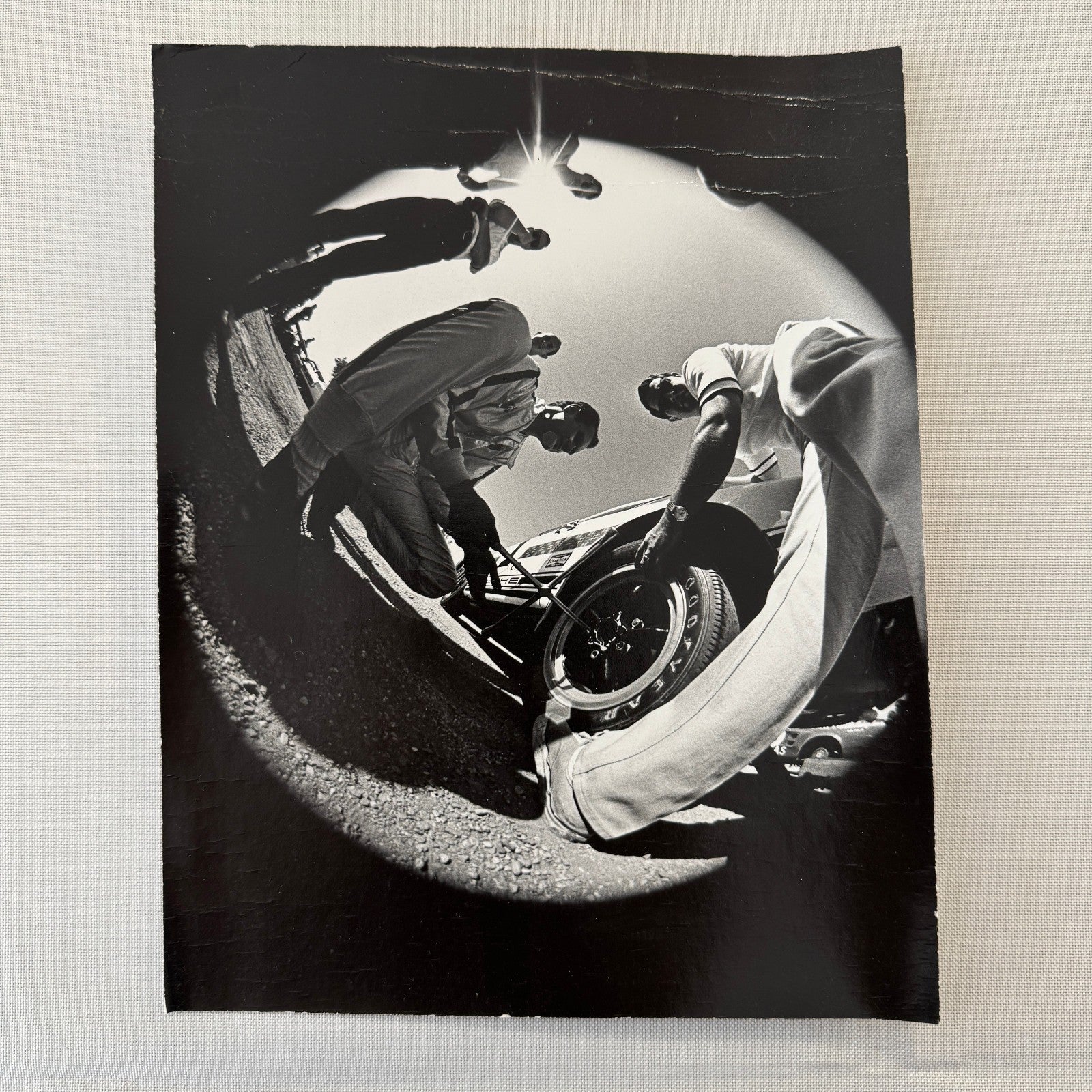 Vintage Porsche Racing Photo Photograph Print Race Car