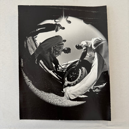 Vintage Porsche Racing Photo Photograph Print Race Car