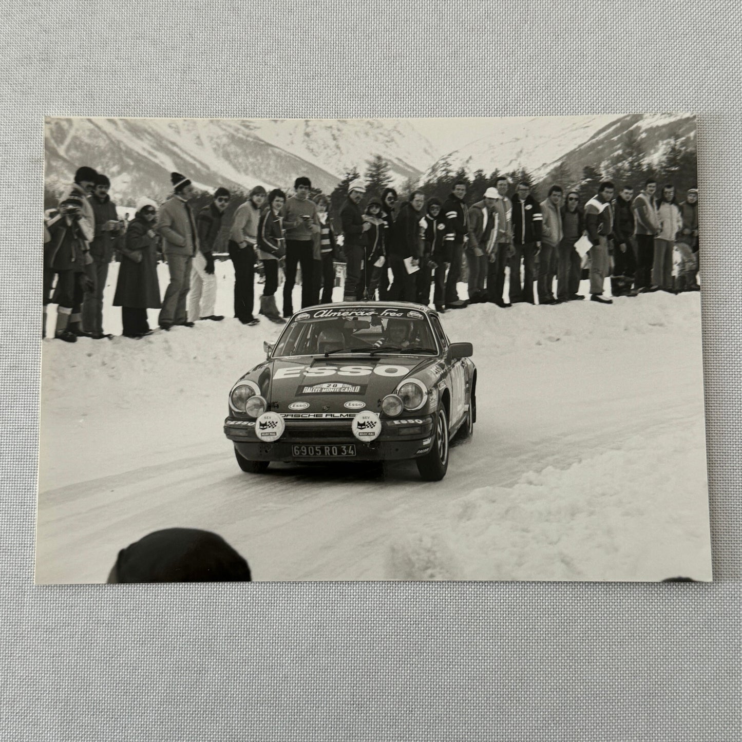1980 Rallye Monte Carlo Press Photo Photograph DPPI Porsche 911 Carrera