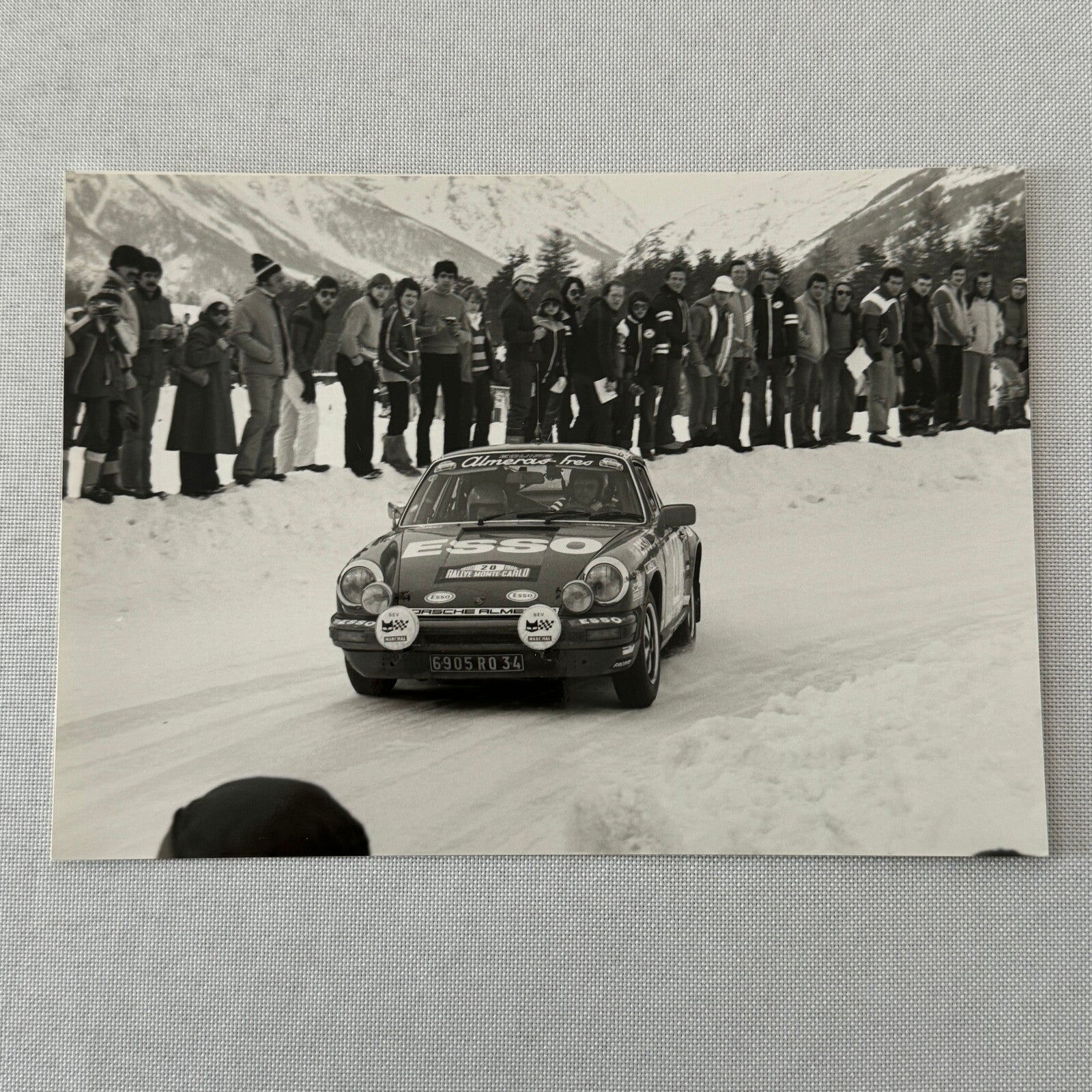 1980 Rallye Monte Carlo Press Photo Photograph DPPI Porsche 911 Carrera