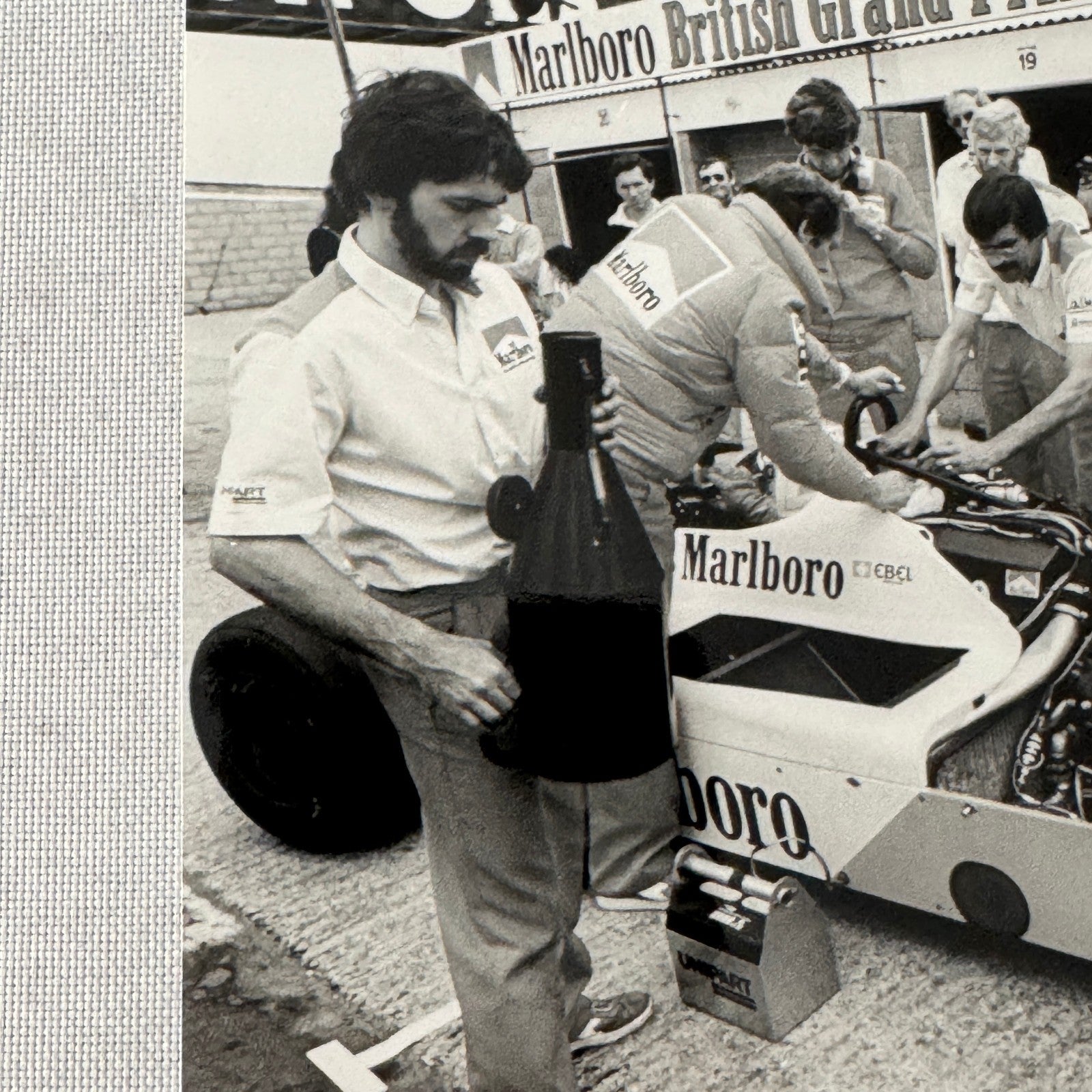 McLaren Porsche Tag Turbo Racing Car Photo Photograph Print 1983