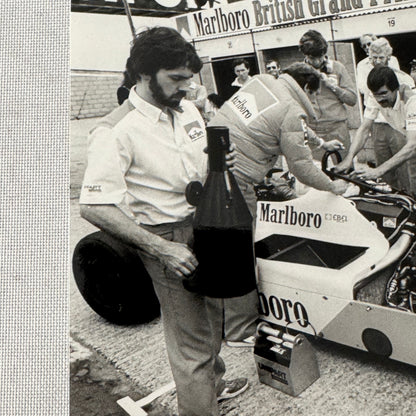 McLaren Porsche Tag Turbo Racing Car Photo Photograph Print 1983