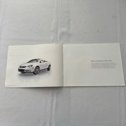 2009 Volkswagen VW Eos Convertible Roadster Sales Brochure Catalog Canadian