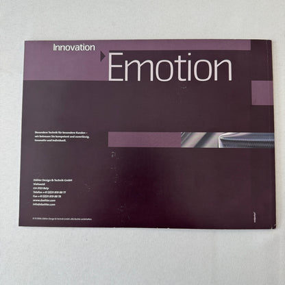 Dahler Tuning Car Sales Brochure Catalog BMW Mini Wiesmann Mercdedes Benz