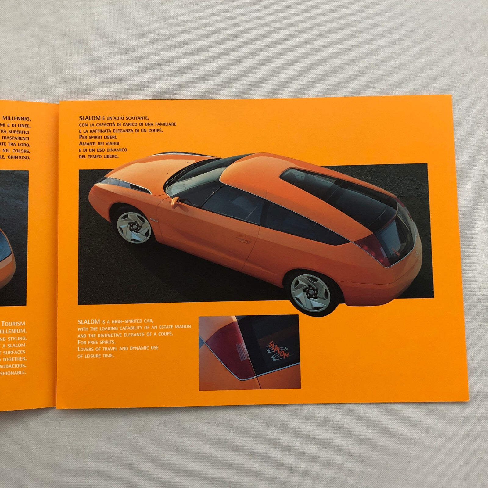 Bertone Slalom Station Wagon Concept Car Prototype Sales Brochure Catalog Opel