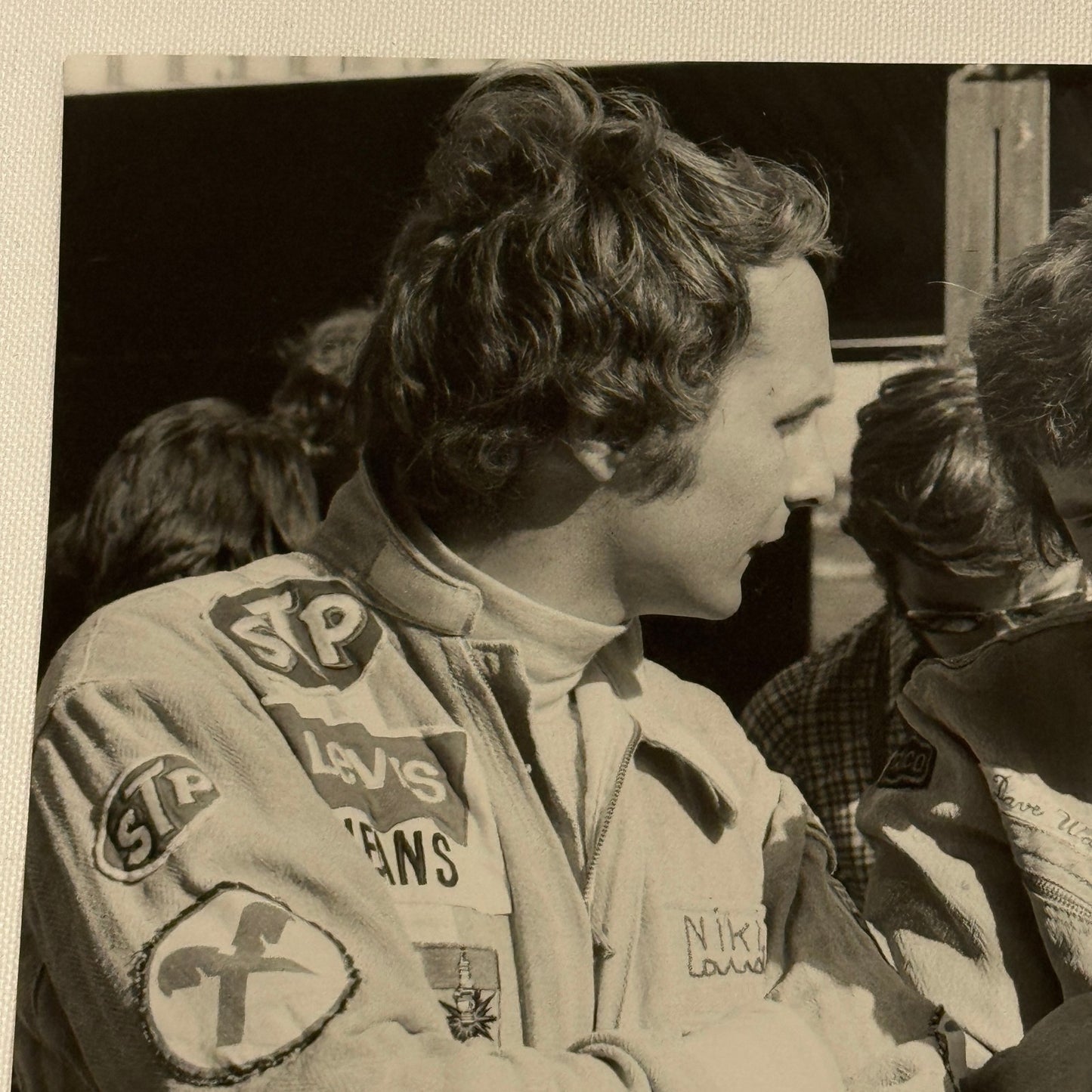 Vintage Racing Photo Niki Lauda Dave Walker 1972 French Grand Prix Race