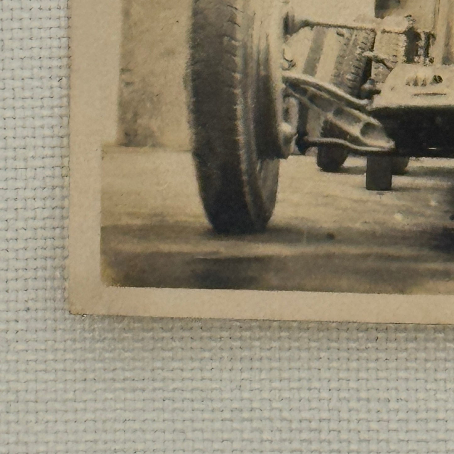 Vintage Racing Car Photo Photograph Early Automobile Motorsport