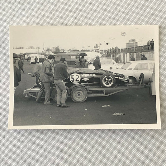 Vintage Racing Car Photo Photograph Crown Lynn Racing