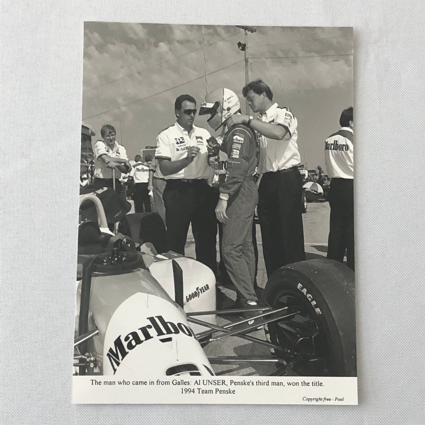 Vintage Indy Indianapolis Racing Press Photo Photograph Al Unser 1994 Penske