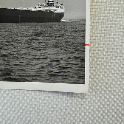 Vintage Ship Boat Press Photo Photograph Print John A France Montreal Star