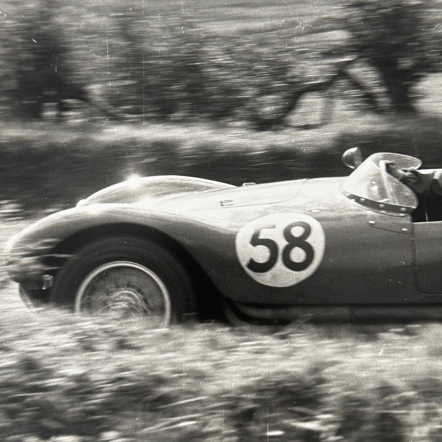 1954 Dundrod TT Racing Photo Maserati A6GCS Photograph Motorsport Modern Print