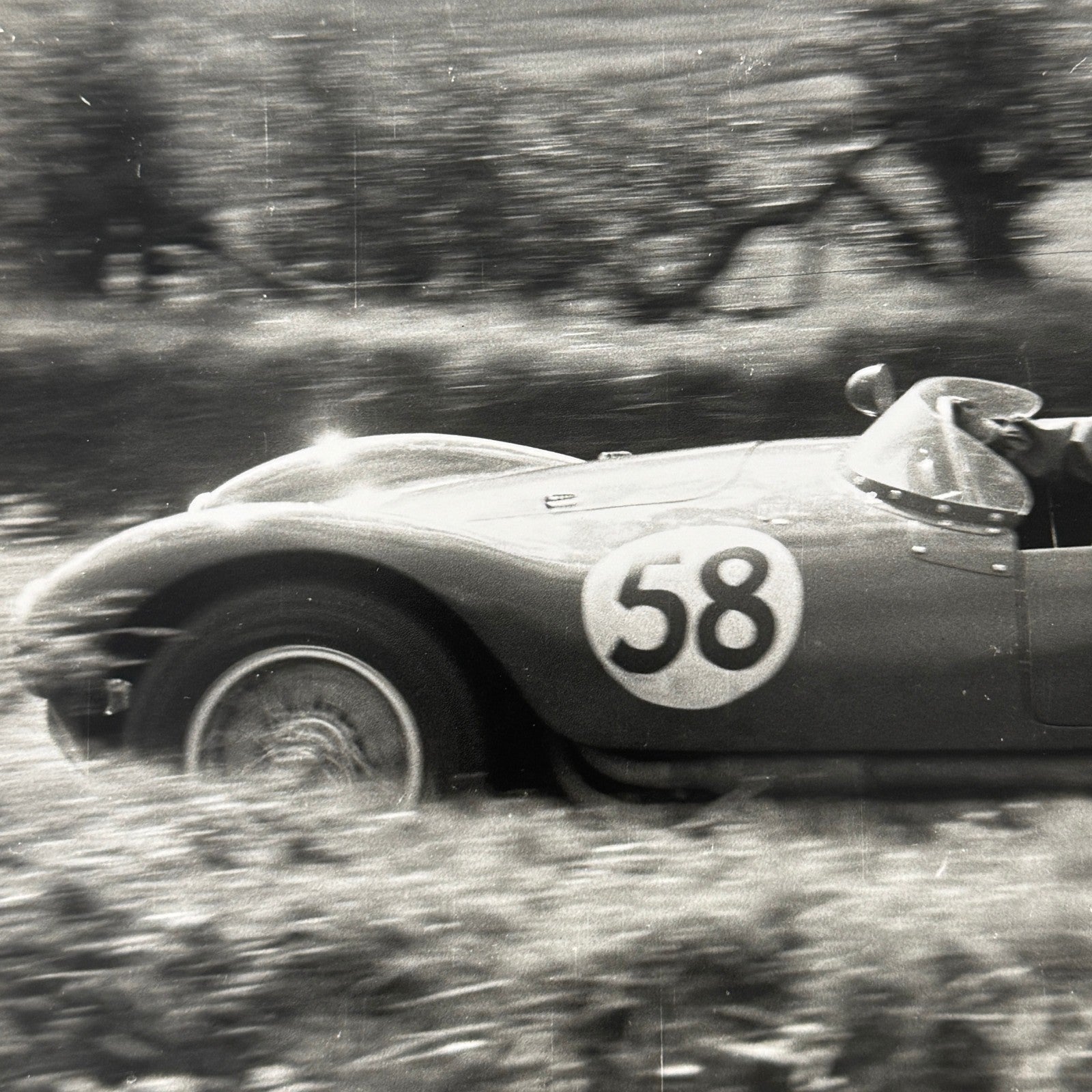 1954 Dundrod TT Racing Photo Maserati A6GCS Photograph Motorsport Modern Print