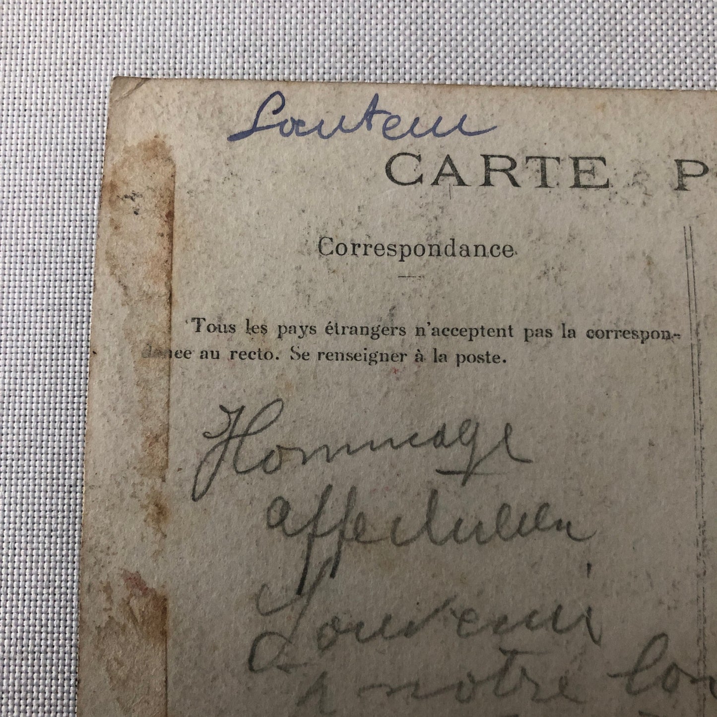 Circus Performer Real Photo Postcard Post Card RPPC Vintage