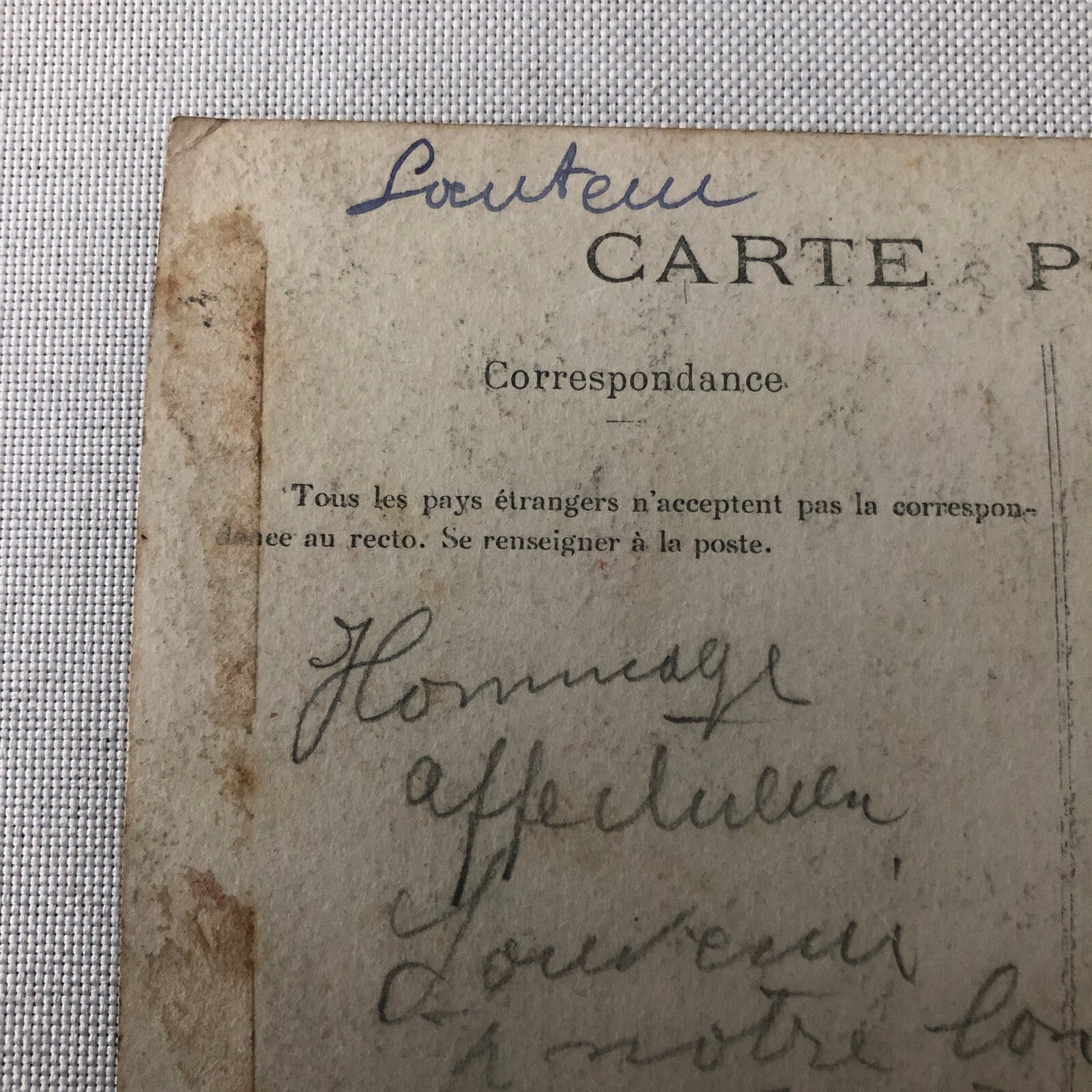 Circus Performer Real Photo Postcard Post Card RPPC Vintage