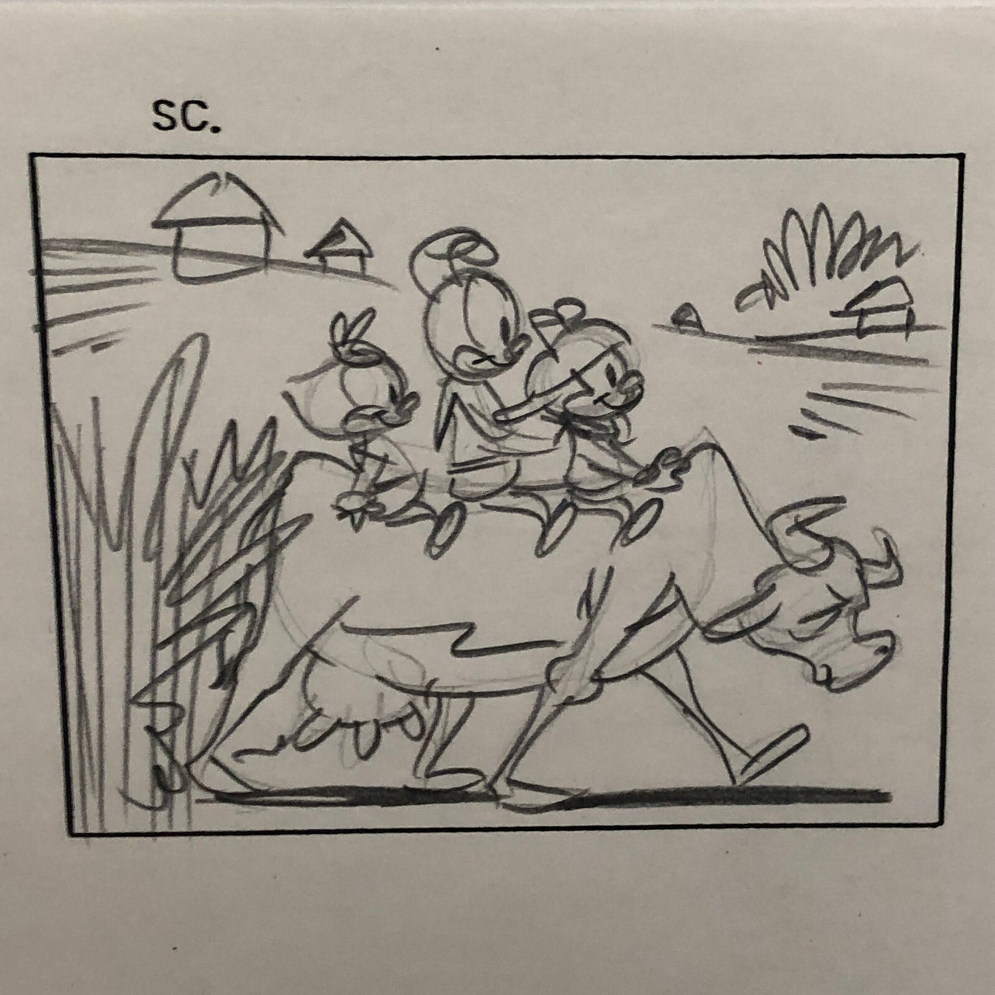 ANIMANIACS Animation Storyboard Illustration Drawing Sketch Art Story Board