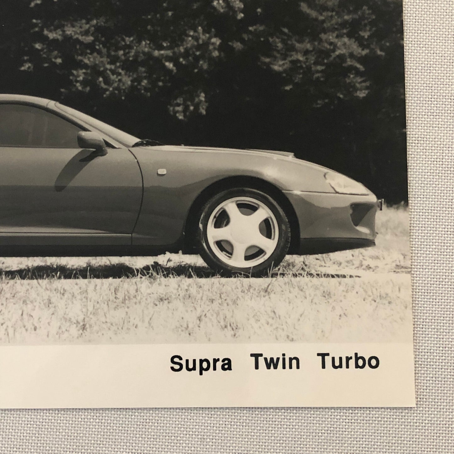 Toyota Supra Twin Turbo Factory Press Photo Photograph Print
