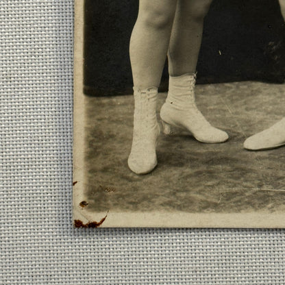 Vintage Circus Balancing Acrobat Act Photo Photograph Baltos Family Paris France