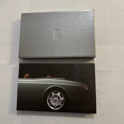 Rolls Royce 100EX Convertible Concept Car Press Kit Photo CD Hardbound German