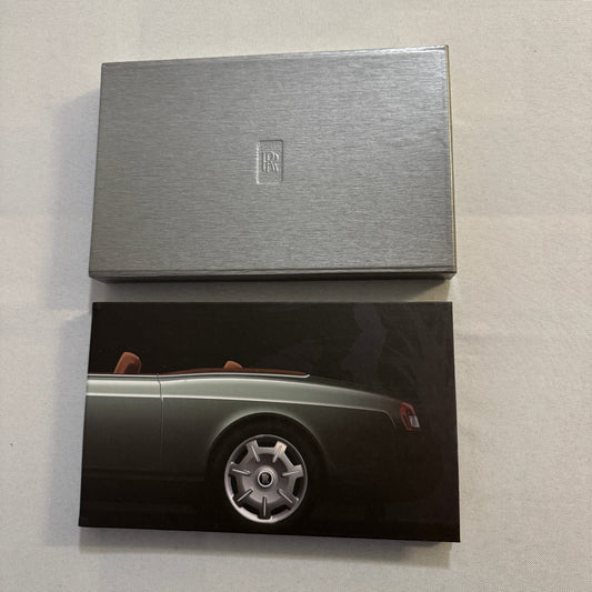 Rolls Royce 100EX Convertible Concept Car Press Kit Photo CD Hardbound German