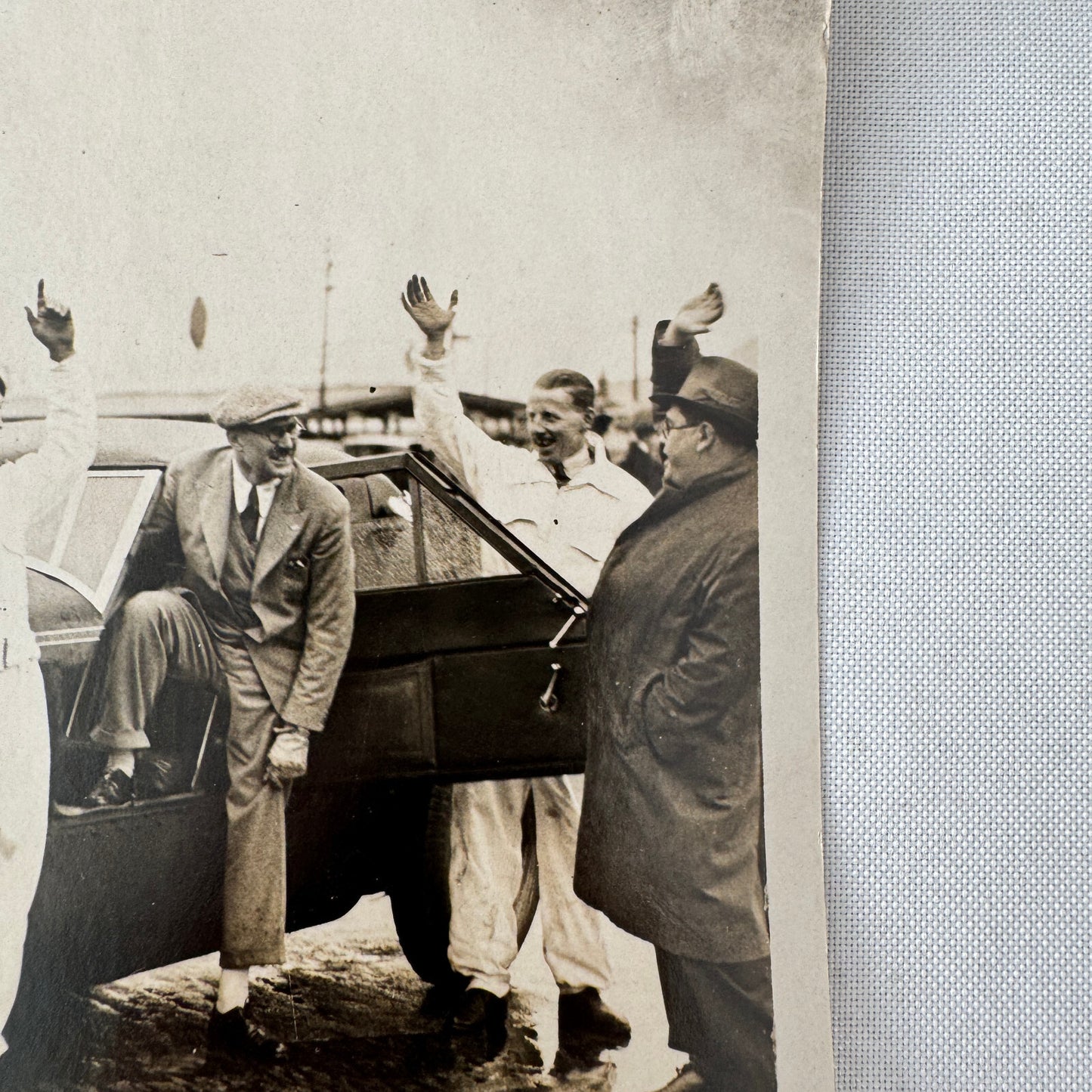 Press Photo Photograph George Eyston Land Speed Record Racing Car Brooklands