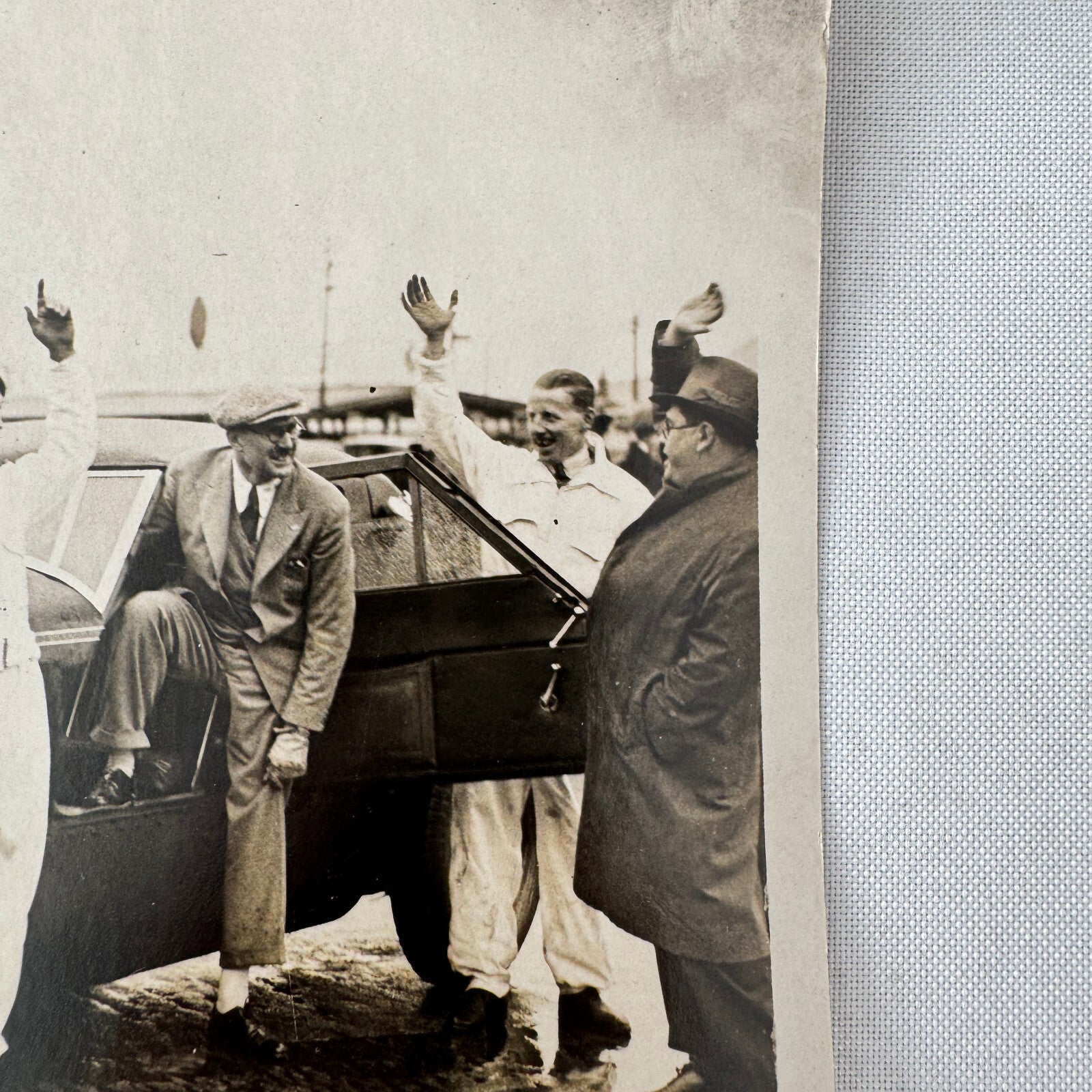 Press Photo Photograph George Eyston Land Speed Record Racing Car Brooklands